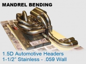 Mandrel Bending 1.5D Auto Headers