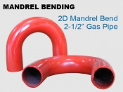 Mandrel Bending 2D 2.5 in Gas Pipe