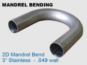 Mandrel Bending 2D 3 in Stainless
