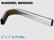 Mandrel Bending 2x1in D Profile
