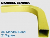 Mandrel Bending 3D 2 in Square